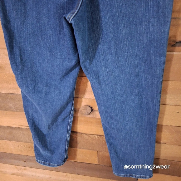 VINTAGE 90'S LEE Riders Straight Leg High Rise Jeans SZ 14 - Picture 9 of 10